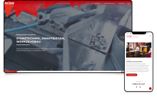 FARA MEDIA Website Fuchs Metalltechnik