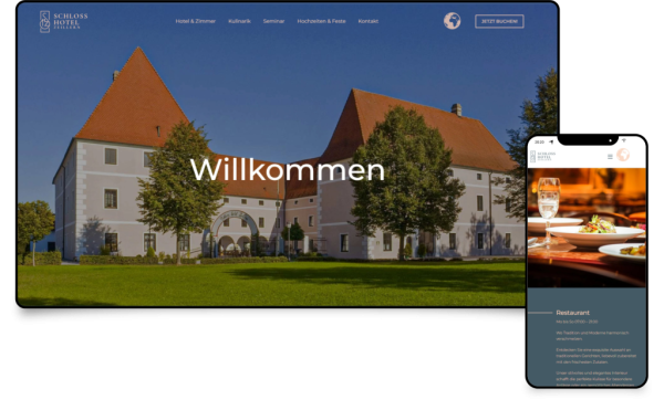 FARA MEDIA Website Hotel Schloss Zeillern