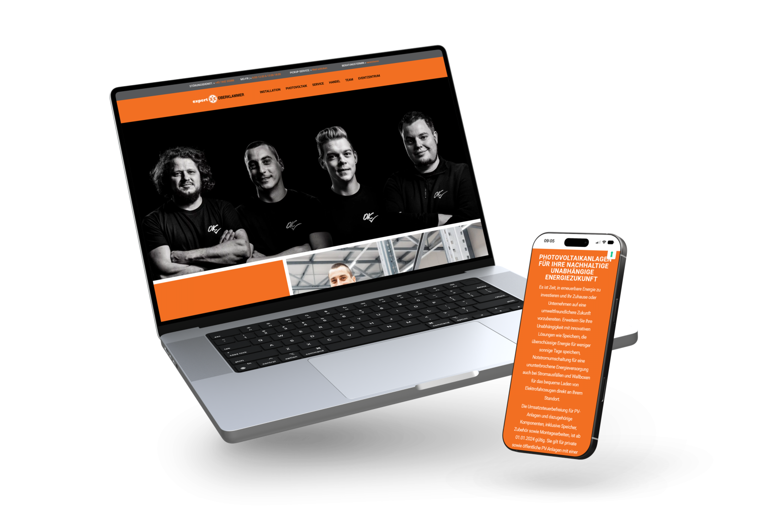 Website Oberklammer – von FARA MEDIA